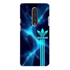 Чохли Адидас для OnePlus 7 Pro (AlphaPrint) (Синій Адідас)