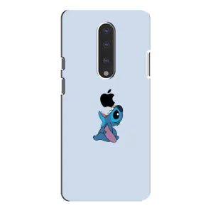 Чохол з принтом Стіч на OnePlus 7 Pro (Stitch apple)