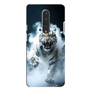 Чохол з принтом «Білий тигр у диму» для OnePlus 7 Pro