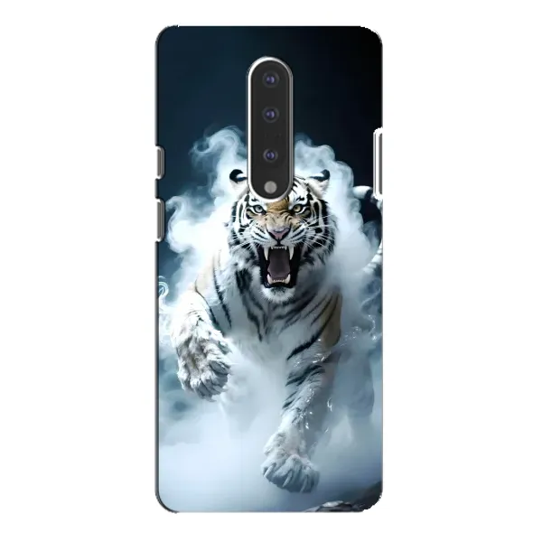 Чохол з принтом «Білий тигр у диму» для OnePlus 7 Pro