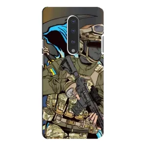 Чехлы с картинкой ЗСУ для OnePlus 7 Pro (AlphaPrint) (Воин ВСУ)