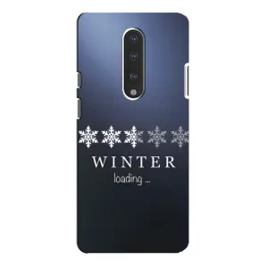 Зимні Чохли для ВанПлас 7 Про - прозорий фон (Winter loading)