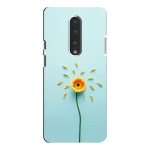 Чохли з квітами для OnePlus 7 Pro (VPrint) (Жовта квітка)