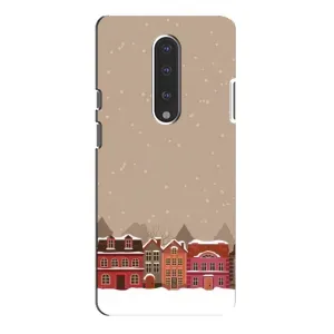 Новорічні, Святкові Чохли для OnePlus 7 Pro - 2024 год (Зимове місто)