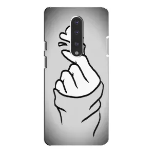 Чохол з принтом для OnePlus 7 Pro (AlphaPrint - Знак сердечка) (Значок Love)