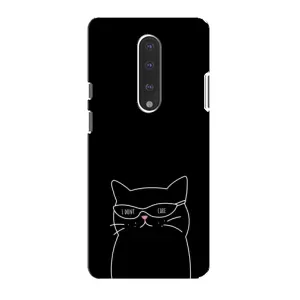Чохол з малюнком кіт на OnePlus 7 (Байдужий кіт)
