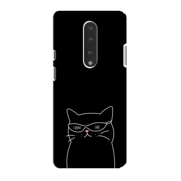 Чохол з принтом «Байдужий кіт» для OnePlus 7