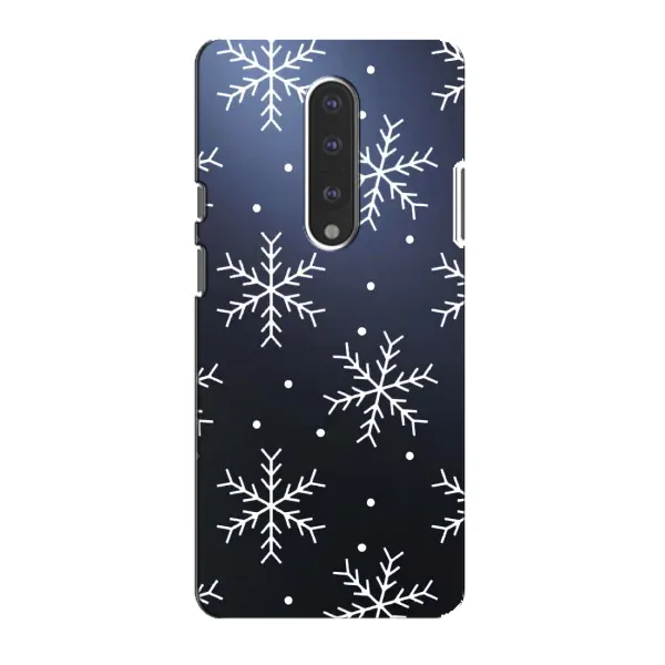 Чехол с принтом «Белые снежинки» для OnePlus 7 Чехол с принтом «Белые снежинки» для OnePlus 7