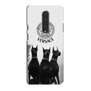 Чехлы VERSACE для ВанПлас 7 (PREMIUMPrint) (Доберман Версаче)