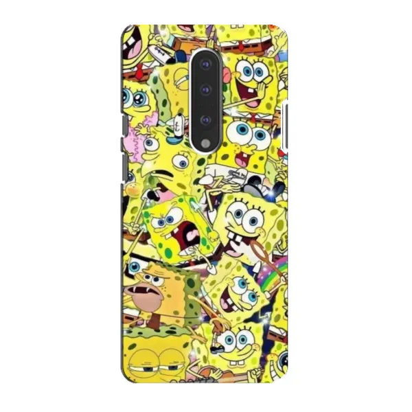 Чохол з принтом «Емоції Спан Боба» для OnePlus 7