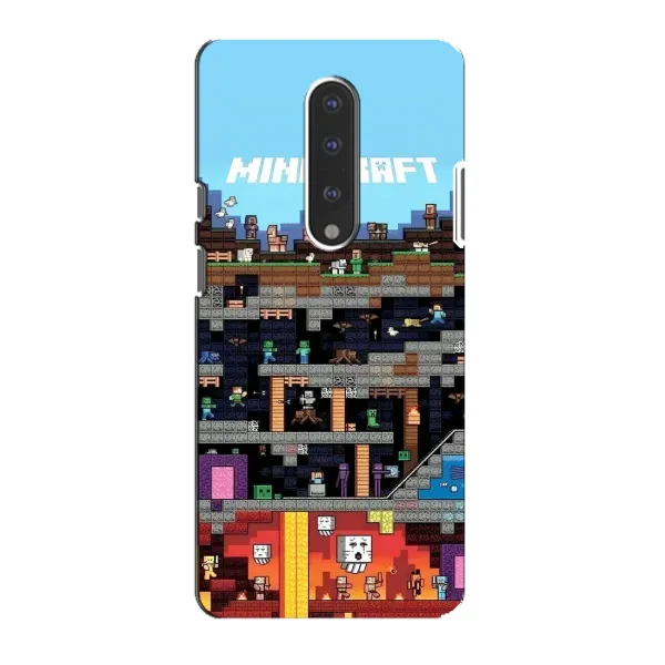 Чехол с принтом «фон Minecraft» для OnePlus 7 Чехол с принтом «фон Minecraft» для OnePlus 7