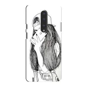 Чохол з друком для OnePlus 7 - (Мода) (AlphaPrint) (Фото дівчини)