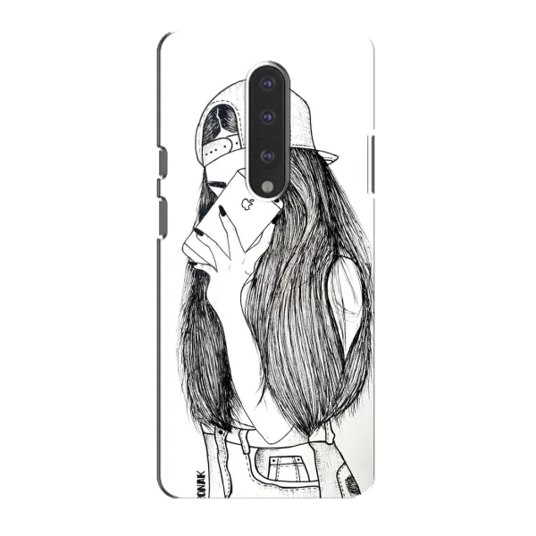 Чохол з принтом «Фото дівчини» для OnePlus 7