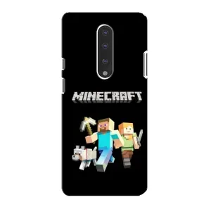 Чохол Майнкрафт на OnePlus 7 (AlphaPrint) Minecraft (герої Minecraft)