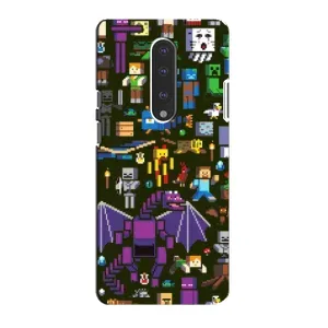 Чохол Майнкрафт на OnePlus 7 (AlphaPrint) Minecraft (Колаж Майнкрафт)