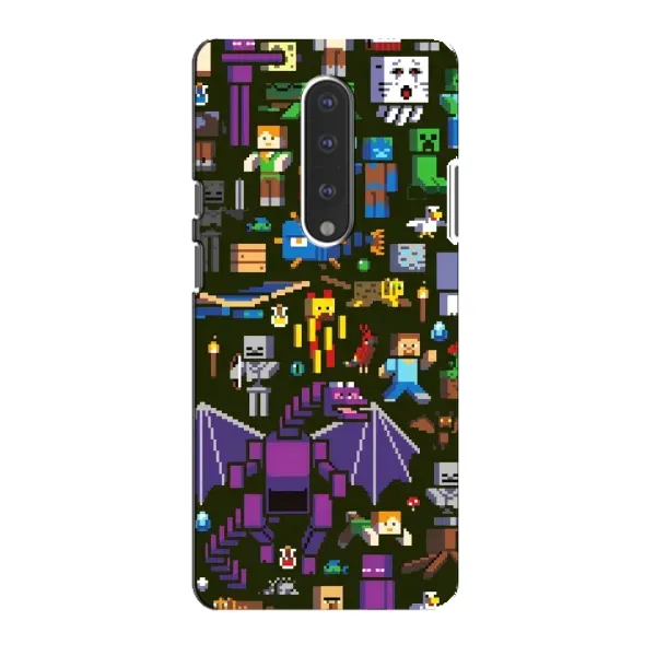 Чехол с принтом «Коллаж Майнкрафт» для OnePlus 7 Чехол с принтом «Коллаж Майнкрафт» для OnePlus 7