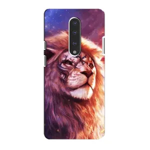 Чехол со Львом для OnePlus 7 (VPrint) (Красочный Лев)