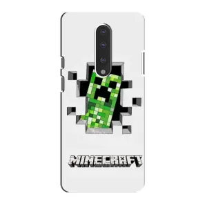 Чохол Майнкрафт на OnePlus 7 (AlphaPrint) Minecraft (кріпер Майнкрафт)
