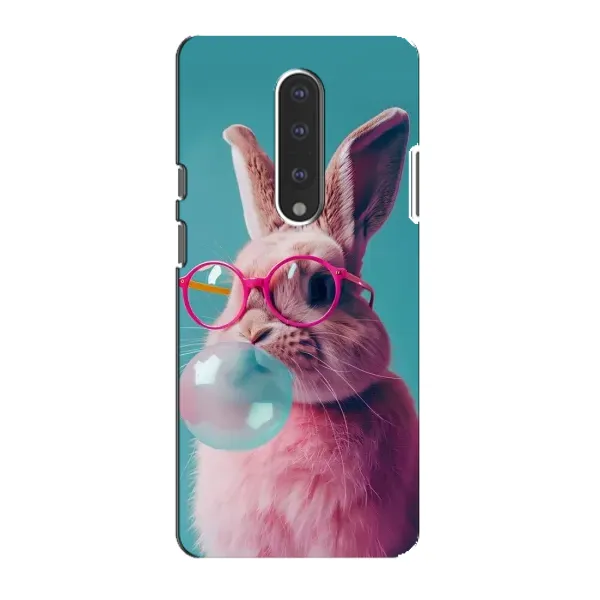 Чехол с принтом «Кролик в очках» для OnePlus 7