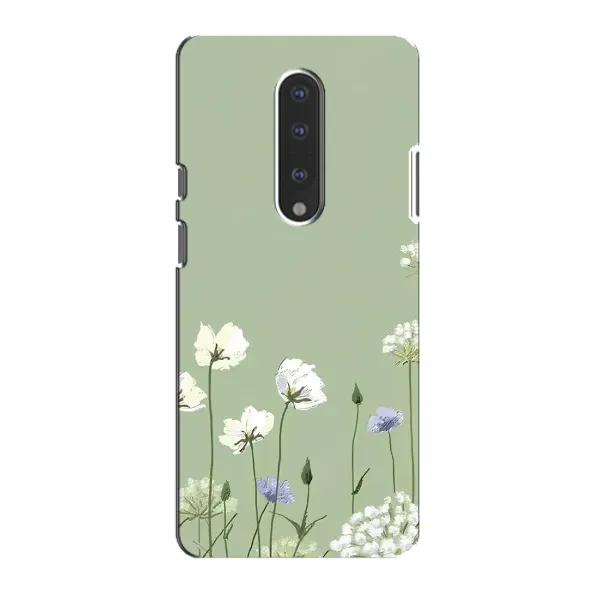 Чохол з принтом «Квіти на зеленому» для OnePlus 7 Чохол з принтом «Квіти на зеленому» для OnePlus 7