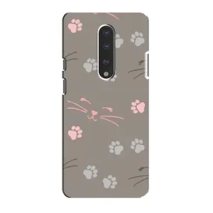 Чохол з малюнком кіт на OnePlus 7 (Лапи і вуса)
