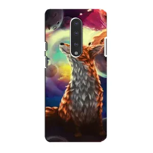 Чохли з картинкою Лисичка для OnePlus 7 (VPrint) (Лисичка в космосі)