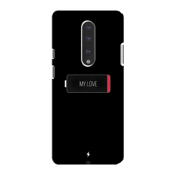 Чохол з принтом «Love battery» для OnePlus 7 Чохол з принтом «Love battery» для OnePlus 7