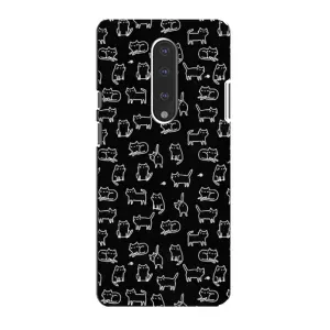 Чохол з принтом для OnePlus 7 (AlphaPrint) Модні коти (Маленькі котики)