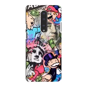 Чехлы с крутыми принтами для OnePlus 7 - (PREMIUMPrint) (Monopoly man)