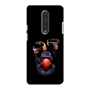 Чехол с Обезьянами OnePlus 7 - (AlphaPrint) (Три обезьяны)