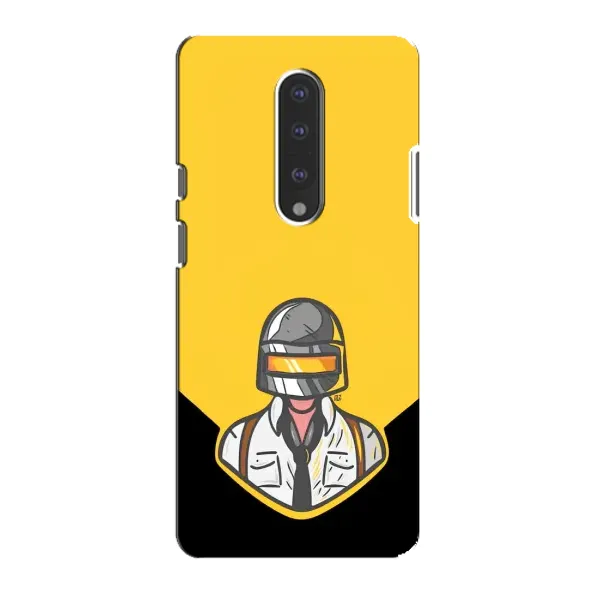 Чохол з принтом «Пабг в шоломі» для OnePlus 7