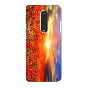 Чохол з картинкою (Стильні) ВанПлюс 7 - (AlphaPrint) (Поле тюльпанів)