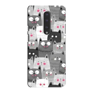 Чохли з Котиками для OnePlus 7 (VPrint) (Мальовані котики)