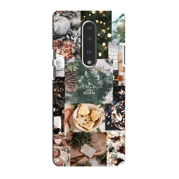 Чехол с принтом «Рождественский коллаж» для OnePlus 7 Чехол с принтом «Рождественский коллаж» для OnePlus 7