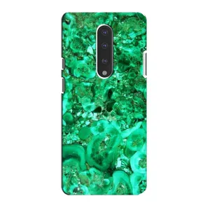 Мраморний чехол на OnePlus 7 (VPrint) (Салатовий Мрамор)