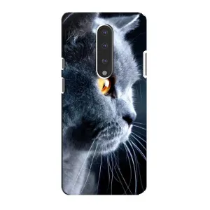 Чохли з Котиками для OnePlus 7 (VPrint) (Сірий Кіт)