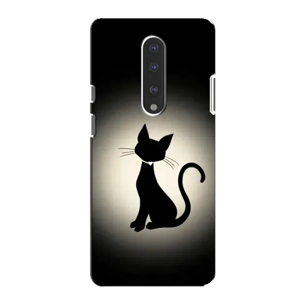Чохол з принтом «Силует котика» для OnePlus 7 Чохол з принтом «Силует котика» для OnePlus 7