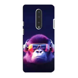 Чехол с Обезьянами OnePlus 7 - (AlphaPrint) (Стильная обезьяна)