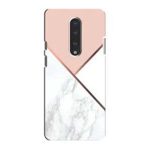 Мраморний чехол на OnePlus 7 (VPrint) (Тройний мрамор)
