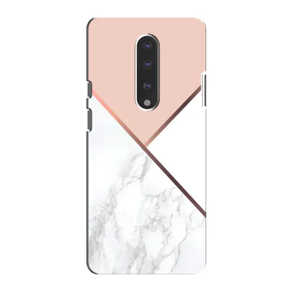 Чехол с принтом «Тройной мрамор» для OnePlus 7 Чехол с принтом «Тройной мрамор» для OnePlus 7