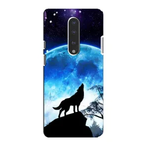 Захисні чохли для ВанПлюс 7 (AlphaPrint) (ХІТ продаж) ВОВК (Вовк на місяць)