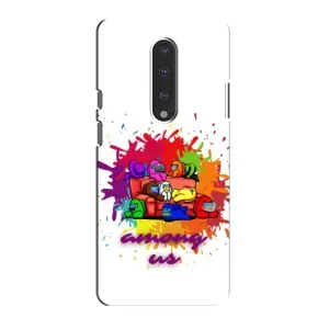 Чохли Амонг Ас для OnePlus 7 (AlphaPrint) (Яскравий АмонгАс)