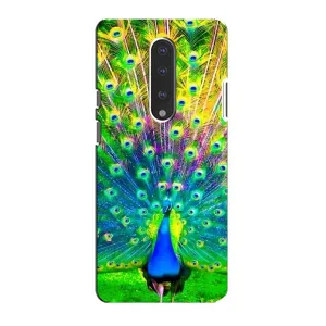 Чохол з пташками на OnePlus 7 (VPrint) (Яскравий Павлин)