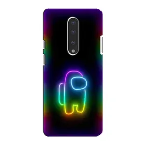 Чохли Амонг Ас для OnePlus 7 (AlphaPrint) (Яскравий скін)