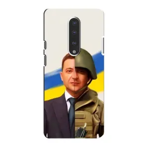 Чохол для OnePlus 7 (AlphaPrint - с принтом Зеленського) (Зеленский солдат)