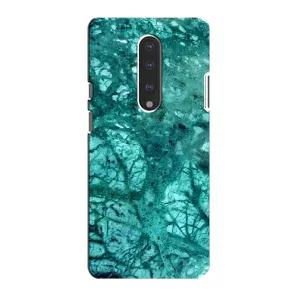 Мраморний чехол на OnePlus 7 (VPrint) (Зелений мрамор)
