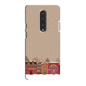 Новогодние, Праздничные Чехлы для OnePlus 7 - 2024 год (Зимний город)