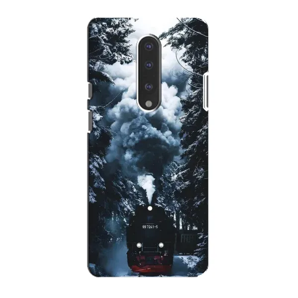 Чехол с принтом «Зимний поезд» для OnePlus 7 Чехол с принтом «Зимний поезд» для OnePlus 7