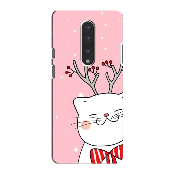 Чехол с принтом «Зимний кот» для OnePlus 7 Чехол с принтом «Зимний кот» для OnePlus 7
