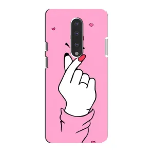 Чохол з принтом для OnePlus 7 (AlphaPrint - Знак сердечка) (Знак Love)